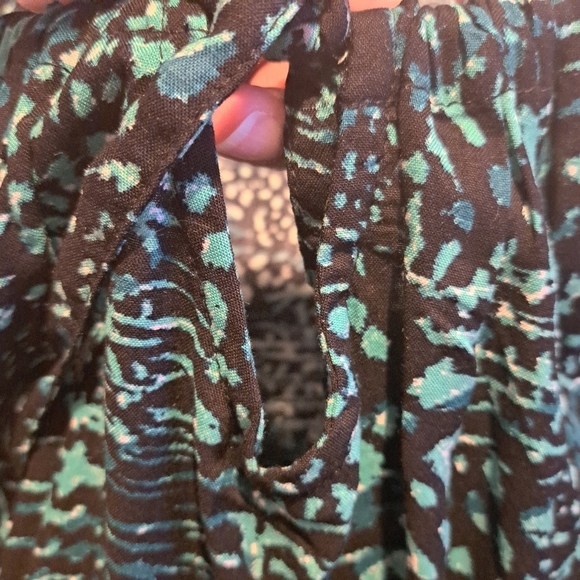 Ellos women's size 20 blouse green, black & white, New - Picture 6 of 6